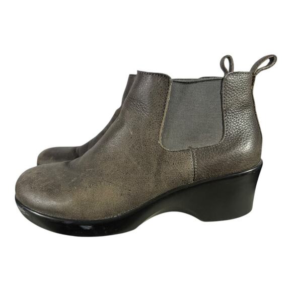 Alegria By PG Lite Boots Women’s Size 6 Ever Stonewall Chelsea Gray Leather EVE - Picture 4 of 8